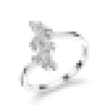 Женская сладкий стерлингового серебра 925 циркон Алмаз обручальное кольцо открытие